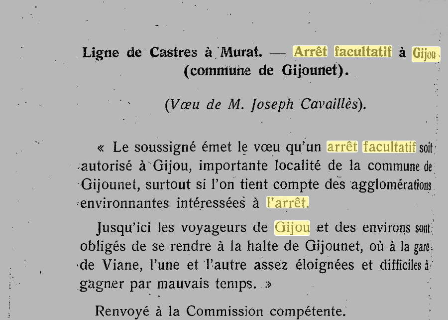 Agrandir l'image Arrêt facultatif de Gijou
