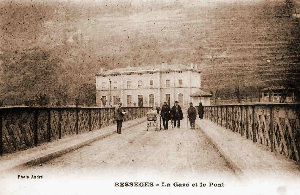 Pont de la gare de Bessèges