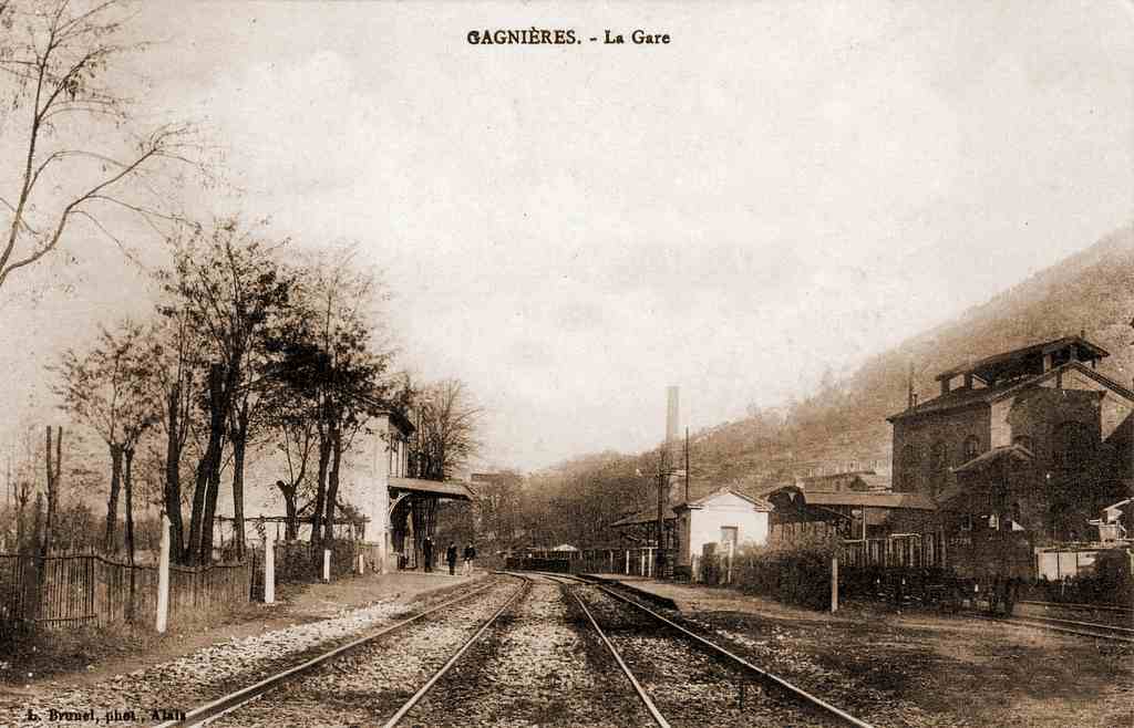 Emprise de la gare de Gagnières