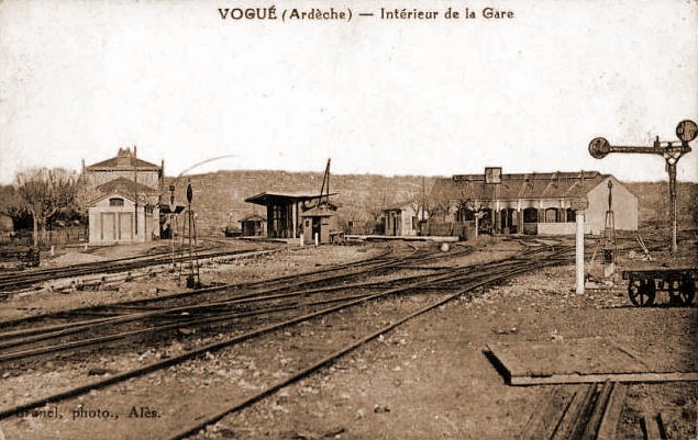 Emprise de la gare de Vogüé