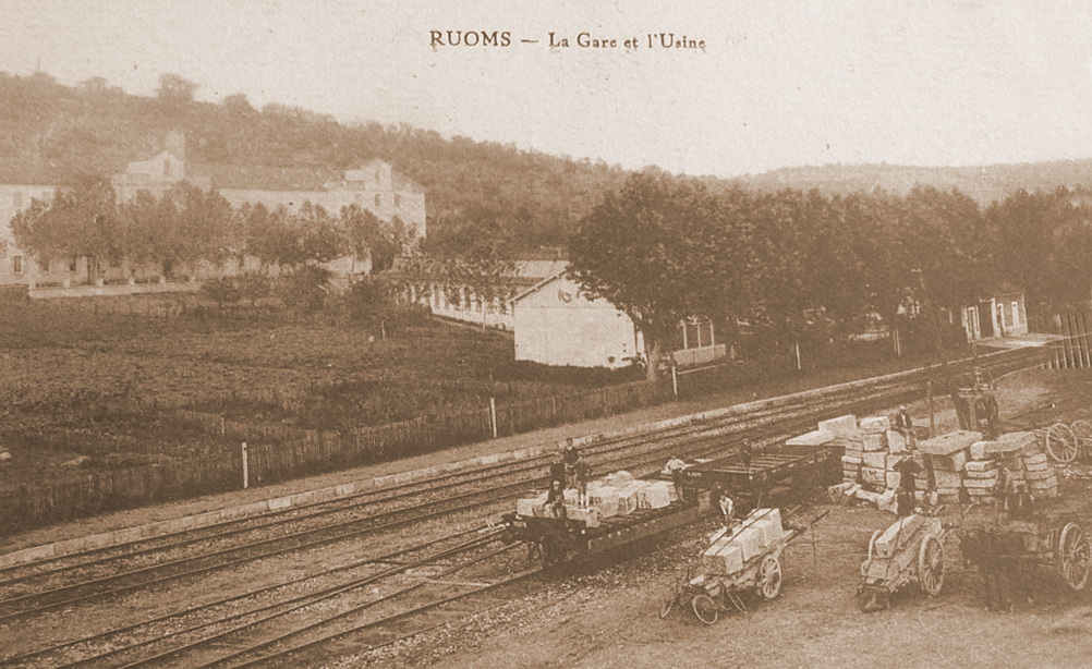 Emprise de la gare de Ruoms-Vallon