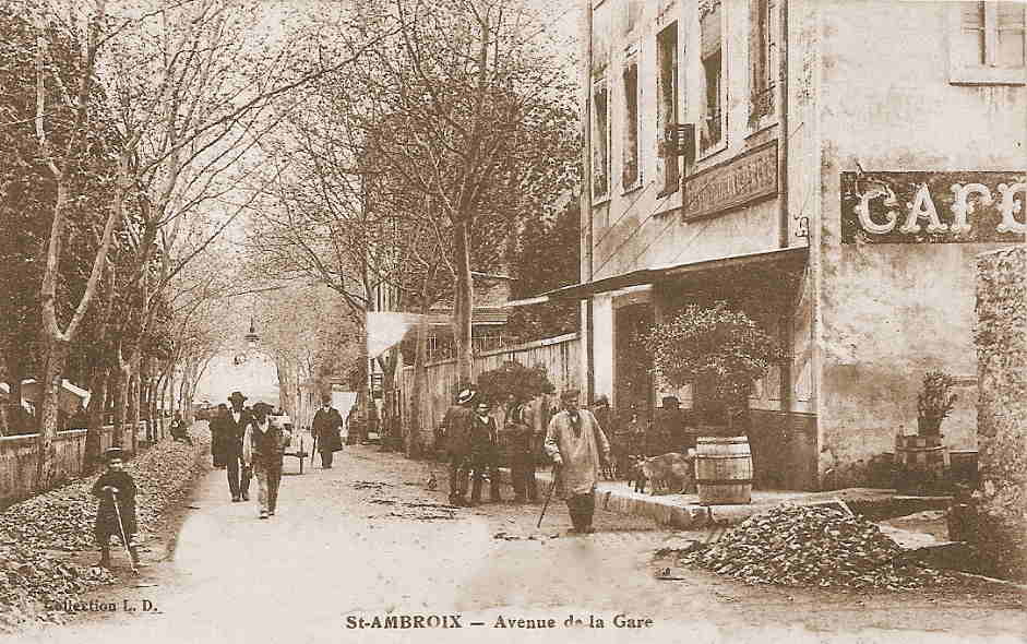 Avenue de la gare de Saint-Ambroix