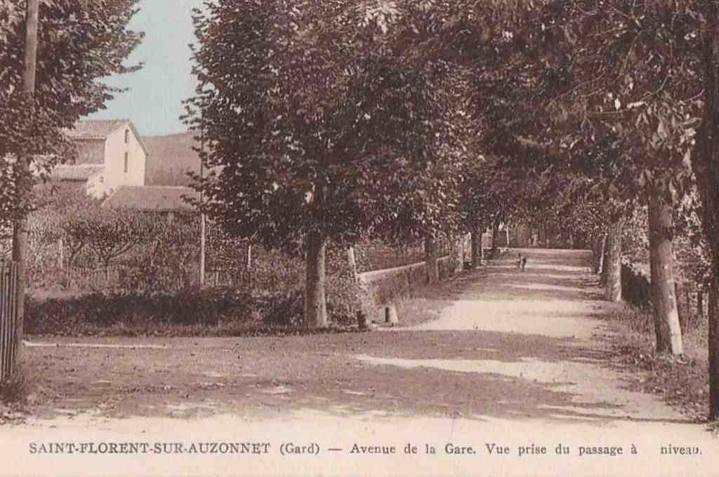 Avenue de la gare de Saint-Florent-sur-Auzonnet
