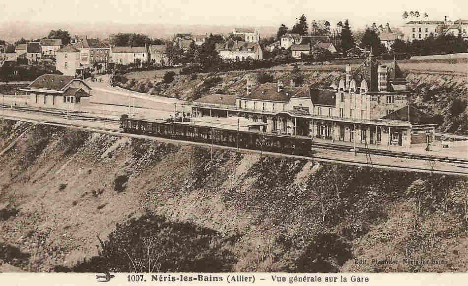 de la gare de Néris-les-Bains à la gare de Montluçon