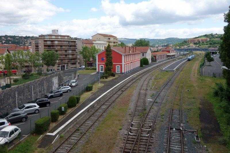 de la gare du Puy à la gare de Brives-Charensac