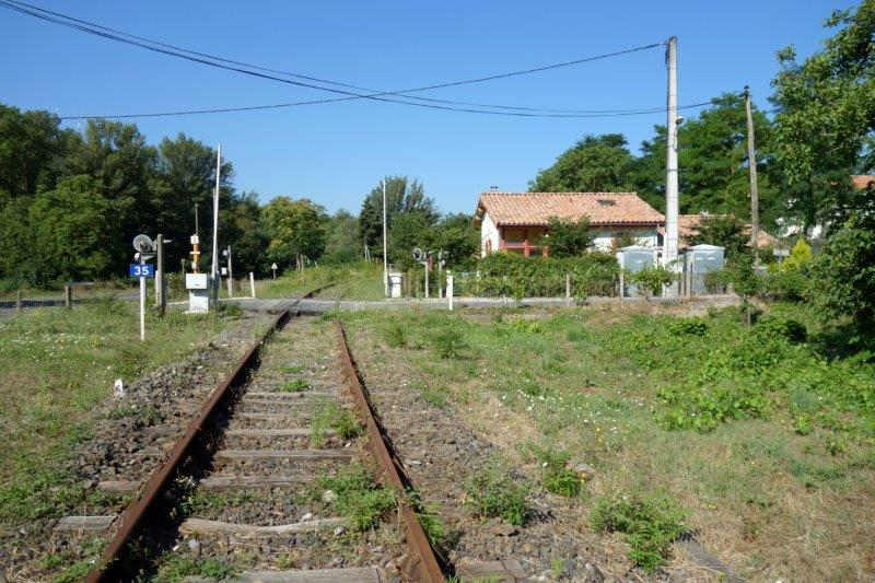 PN 35 près de la gare de Couiza-Montazels