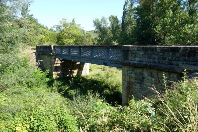 Pont-rail sur le ruisseau d'Antugnac