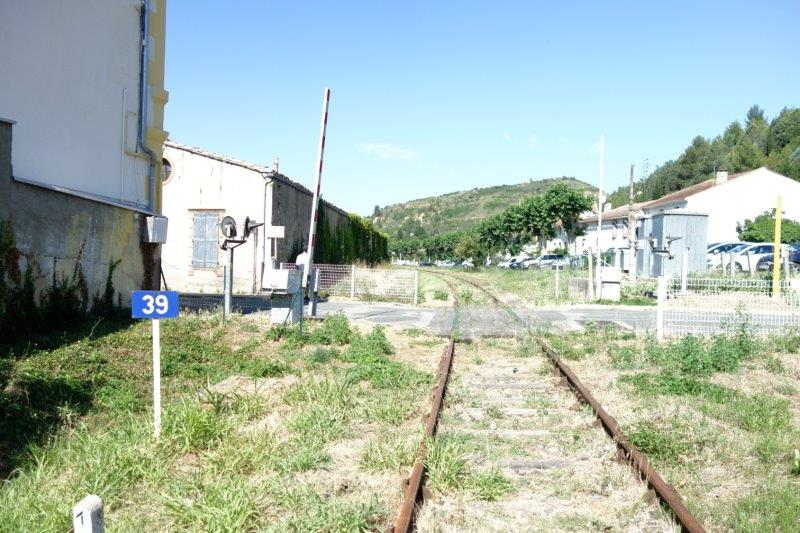 PN 39 près de  la gare d'Espéraza