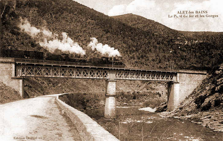 Pont du chemin de fer d'Alet-les-Bains