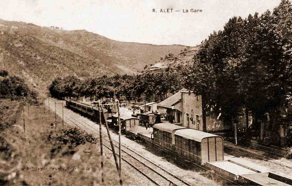 Emprise de la gare d'Alet-les-Bains