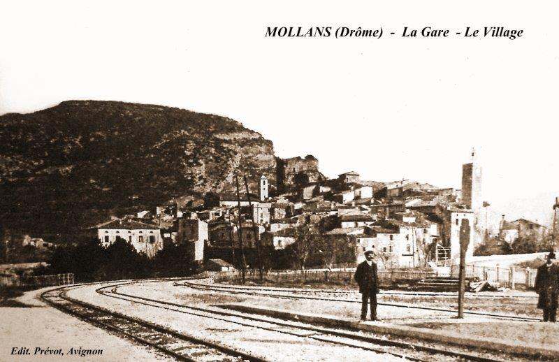 Emprise de la gare de Mollans-Propiac