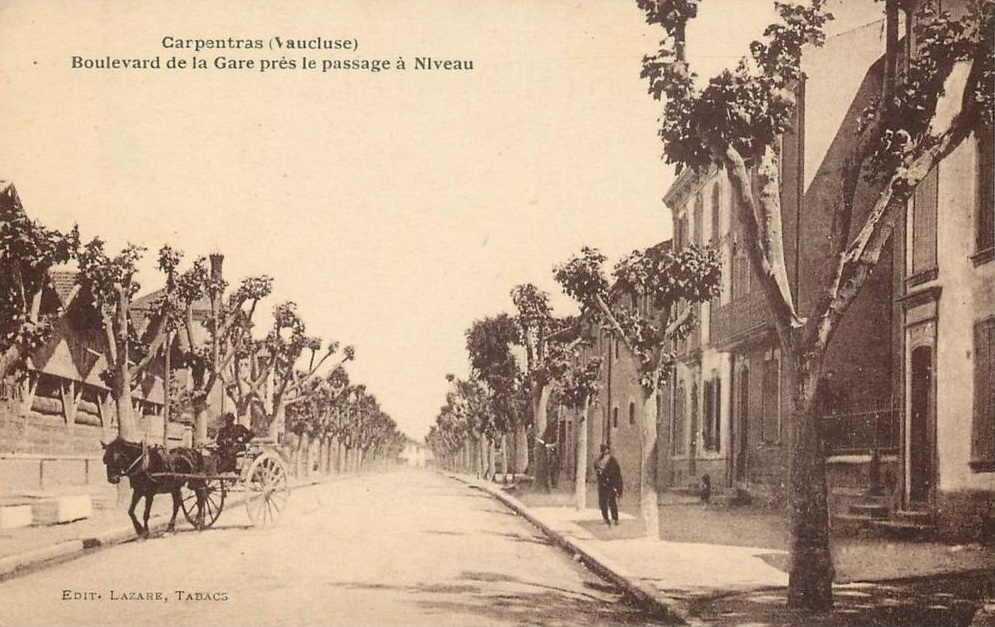 Boulevard de la gare de Carpentras