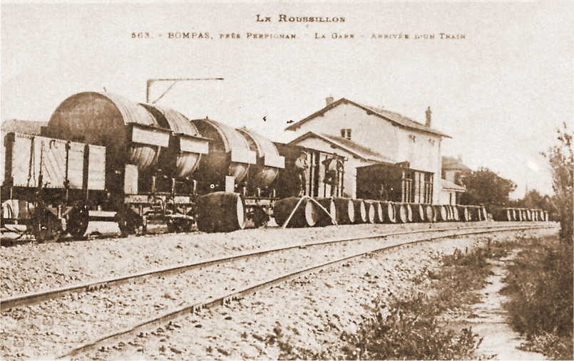 De la gare de Perpignan à la gare de Toulouges