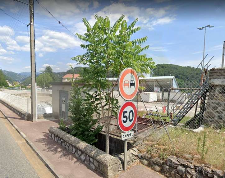 Emprise de la gare de Vals-les-Bains - Labégude