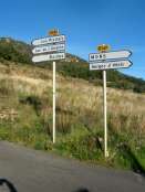 Panneaux directionnels Mons la Trivalle Bardou