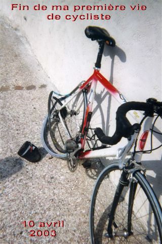Riols et les restes de mon vélo