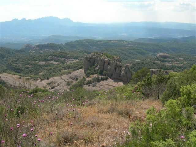 Panorama avec vue sur Monserrat