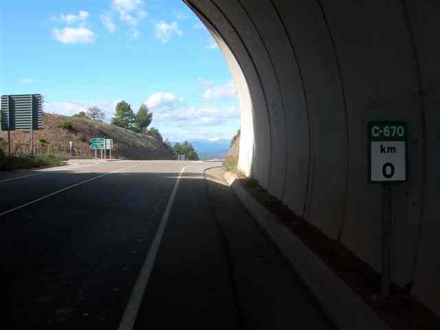 Tunnel Km 0 de la C-670