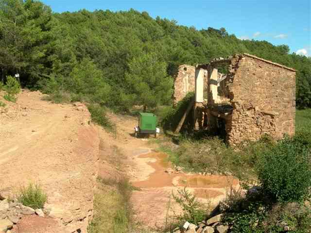 Ruine en direction du Collet del Cami Travesser