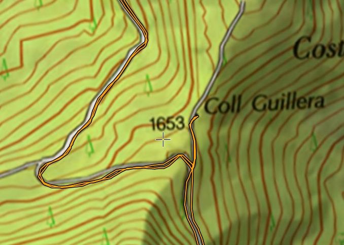 En direction du Coll de Guilera