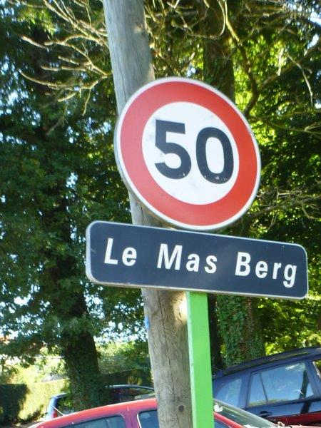 Le Mas Berg panneau