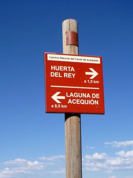 1,5 km de Huerta del Rey et 8,5 km de la Laguna de Acequión