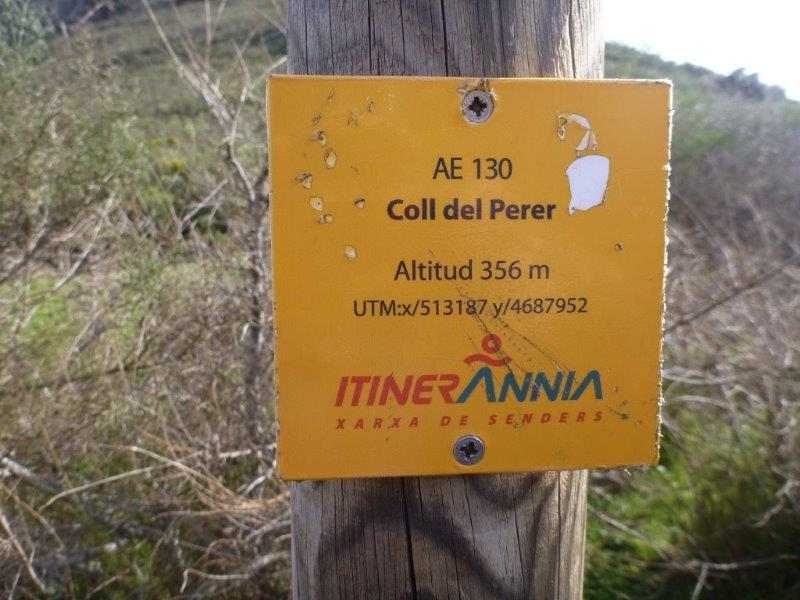 Coll del Perer - ES-GI-0380 panneau