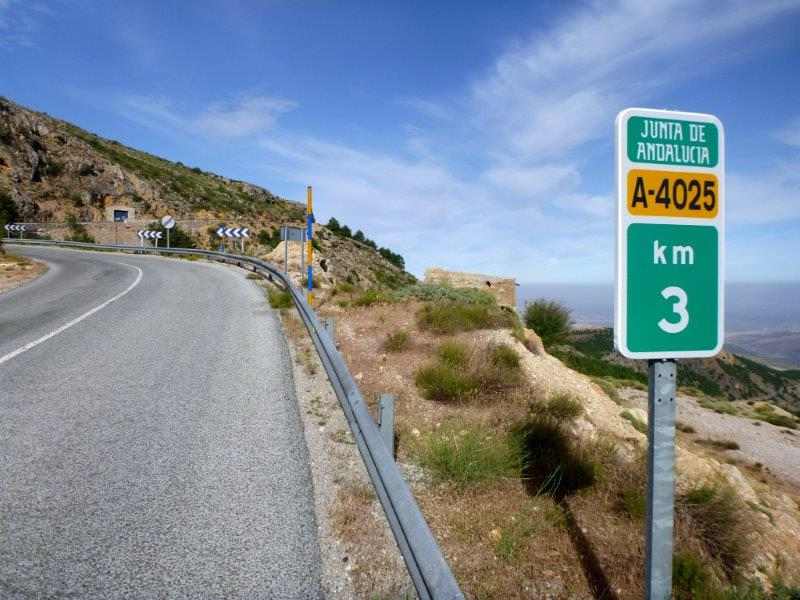 Km 3 A-4025 ancienne route du Pico Veleta