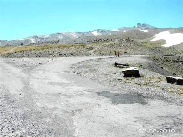 Embranchement route du Pico Veleta Sierra Nevada