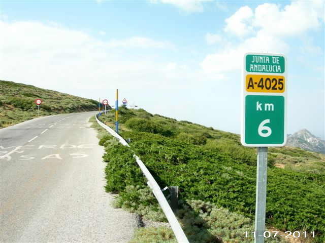 Km 6 A-4025 ancienne route du Pico Veleta