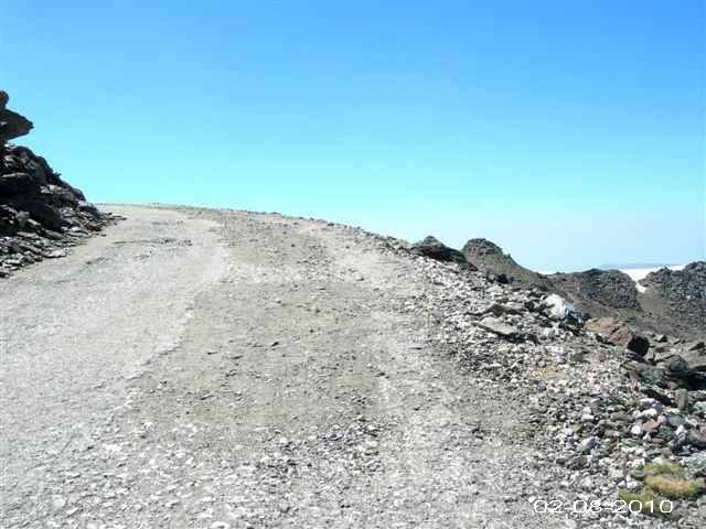 Route vers le Pico Veleta Chemin du Collado de Veleta