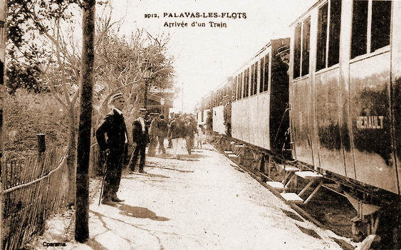 Emprise de la gare de Palavas-les-Flots