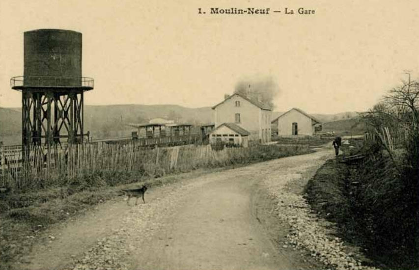 De la gare de Mirepoix à la gare de Moulin-Neuf
