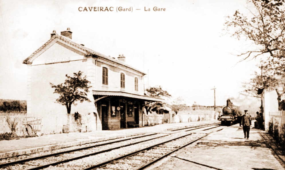 De la gare de Caveurac  la gare de Langlade
